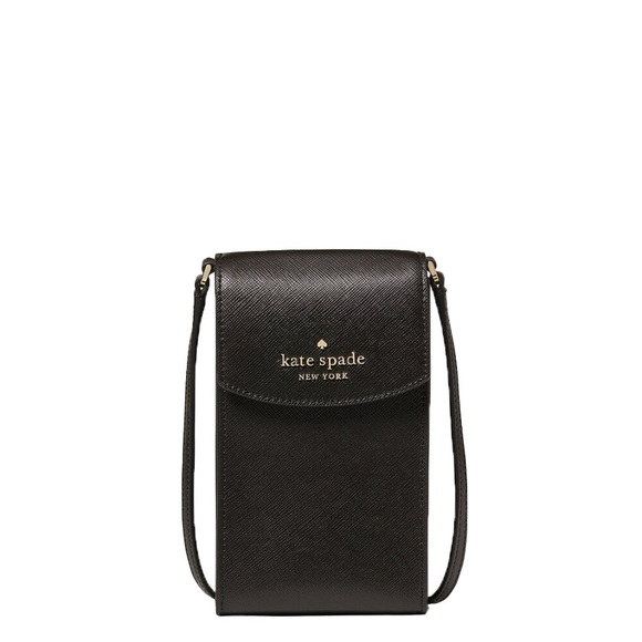 kate spade Handbags - NEW KATE SPADE BLACK STACI SAFFIANO LEATHER NORTH SOUTH CROSSBODY BAG